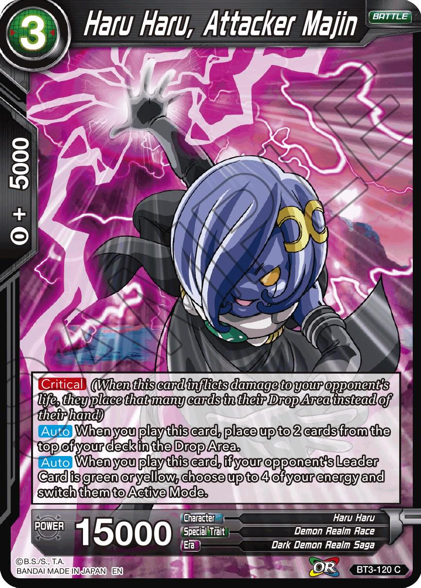 Haru Haru, Attacker Majin BT3-120
