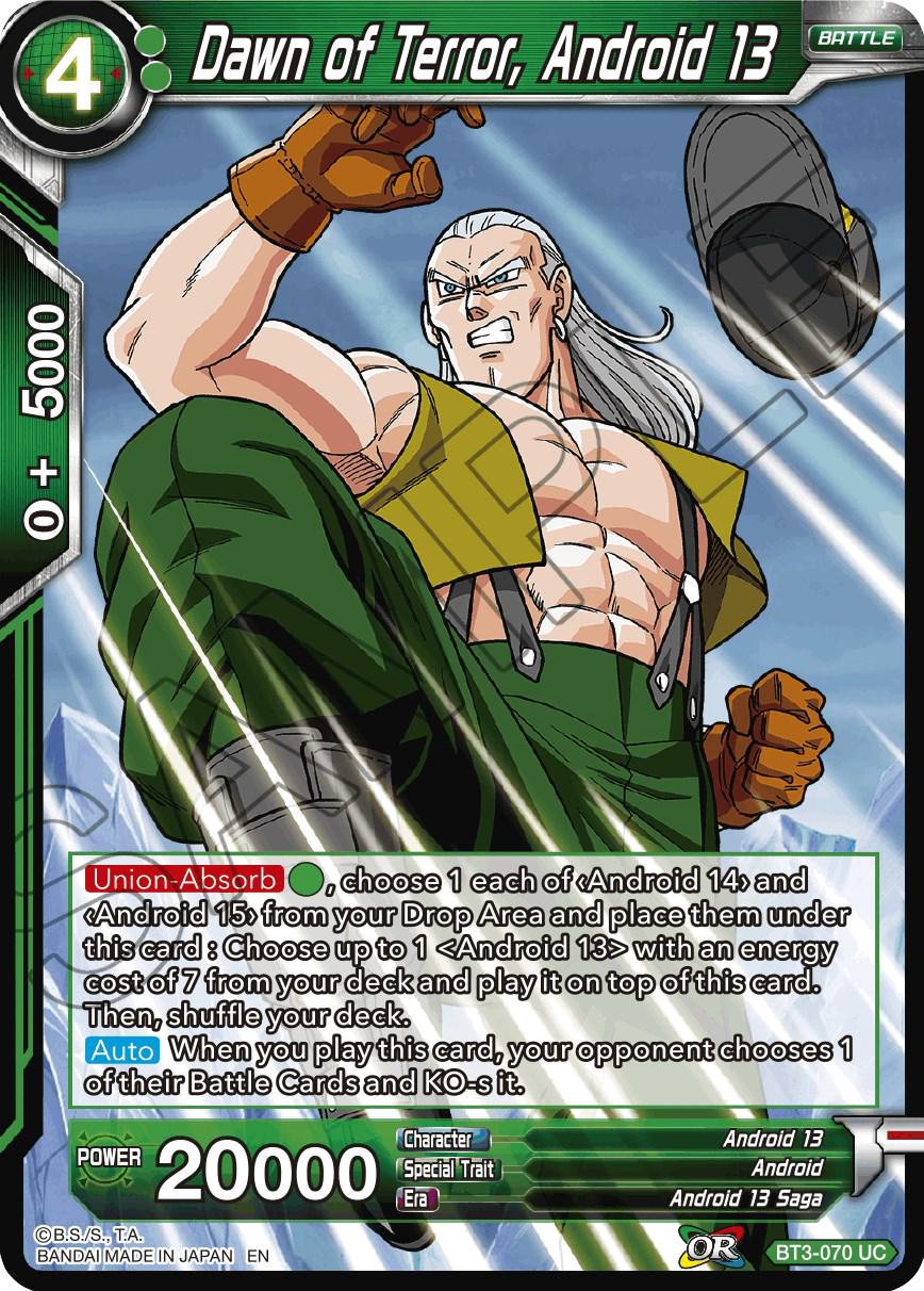 Dawn of Terror, Android 13 BT3-070