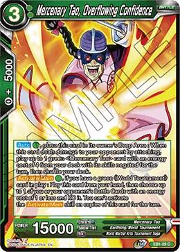 Mercenary Tao, Overflowing Confidence EB1-29