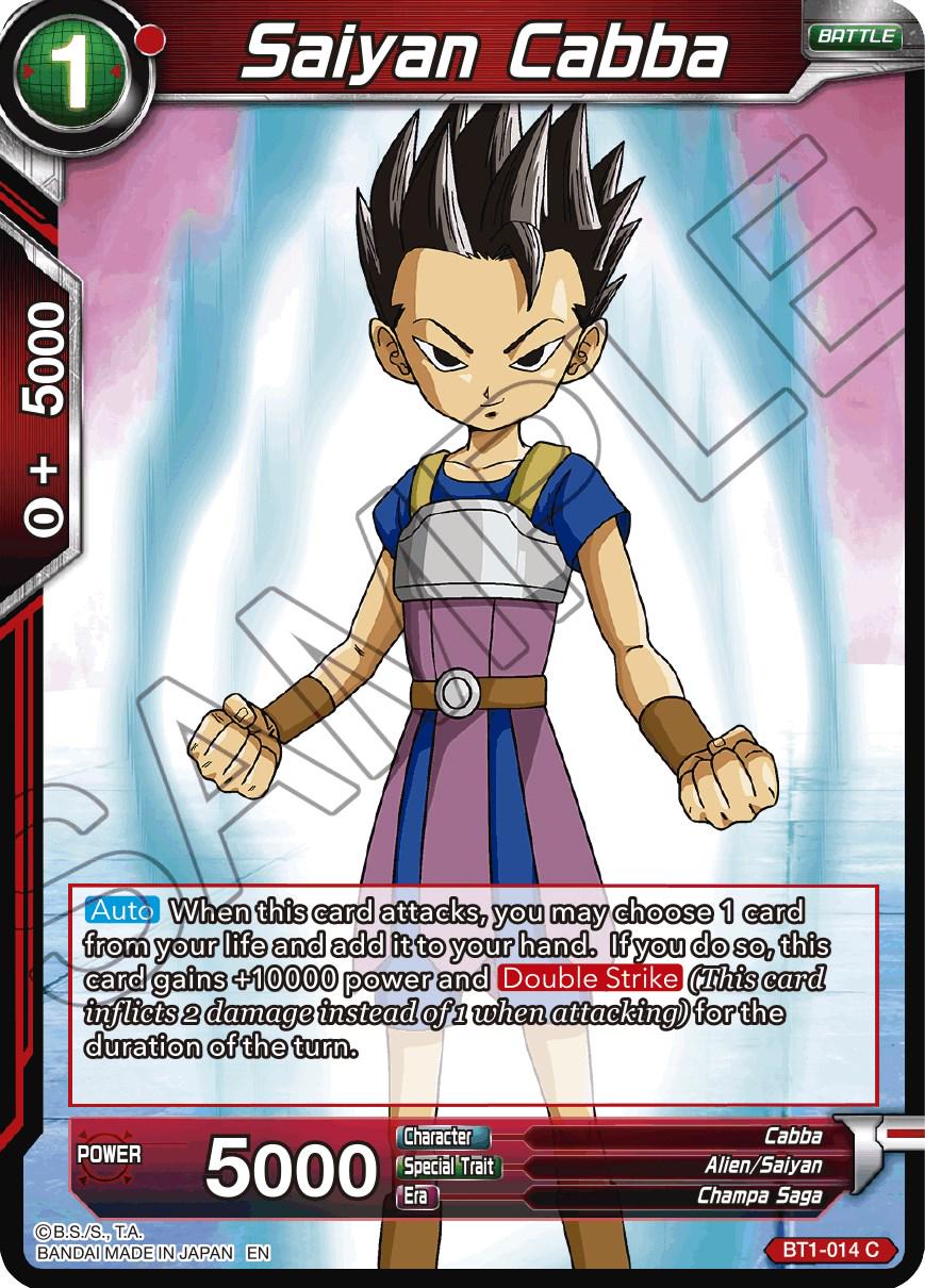 Saiyan Cabba BT1-014