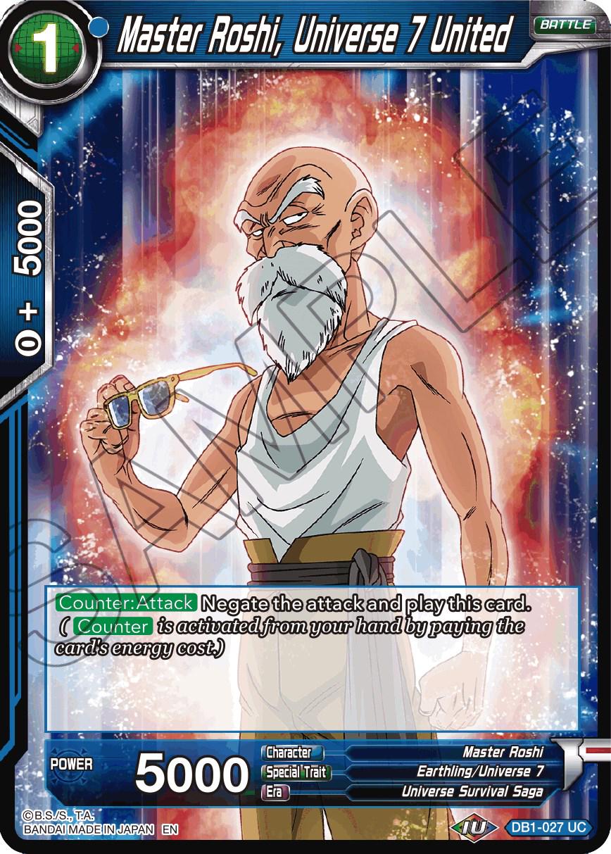 Master Roshi, Universe 7 United DB1-027