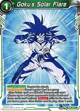 Goku's Solar Flare EB1-36
