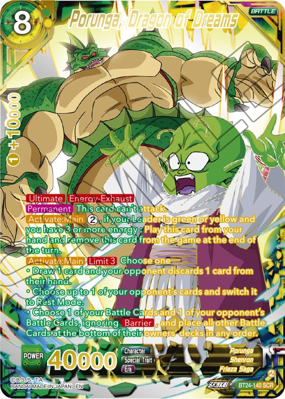 Porunga, Dragon of Dreams [Gold Foil] BT24-140