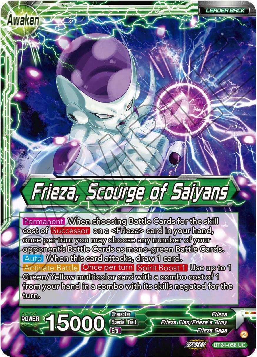 Frieza // Frieza, Scourge of Saiyans BT24-056