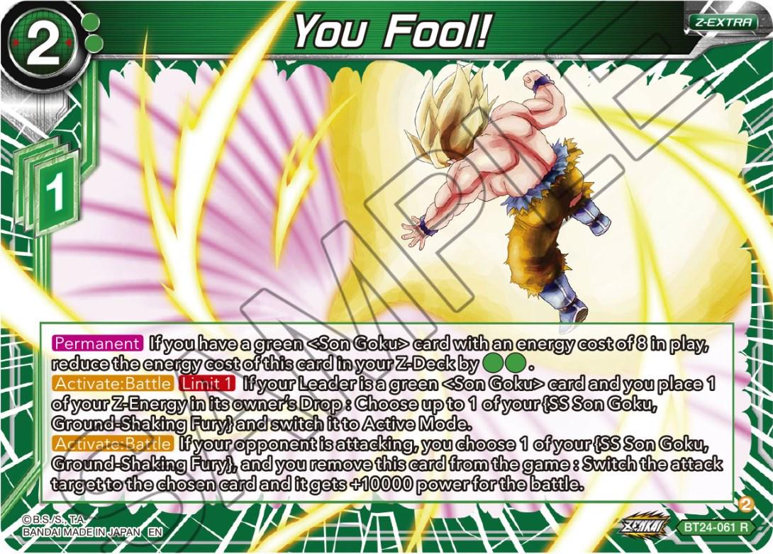You Fool! BT24-061