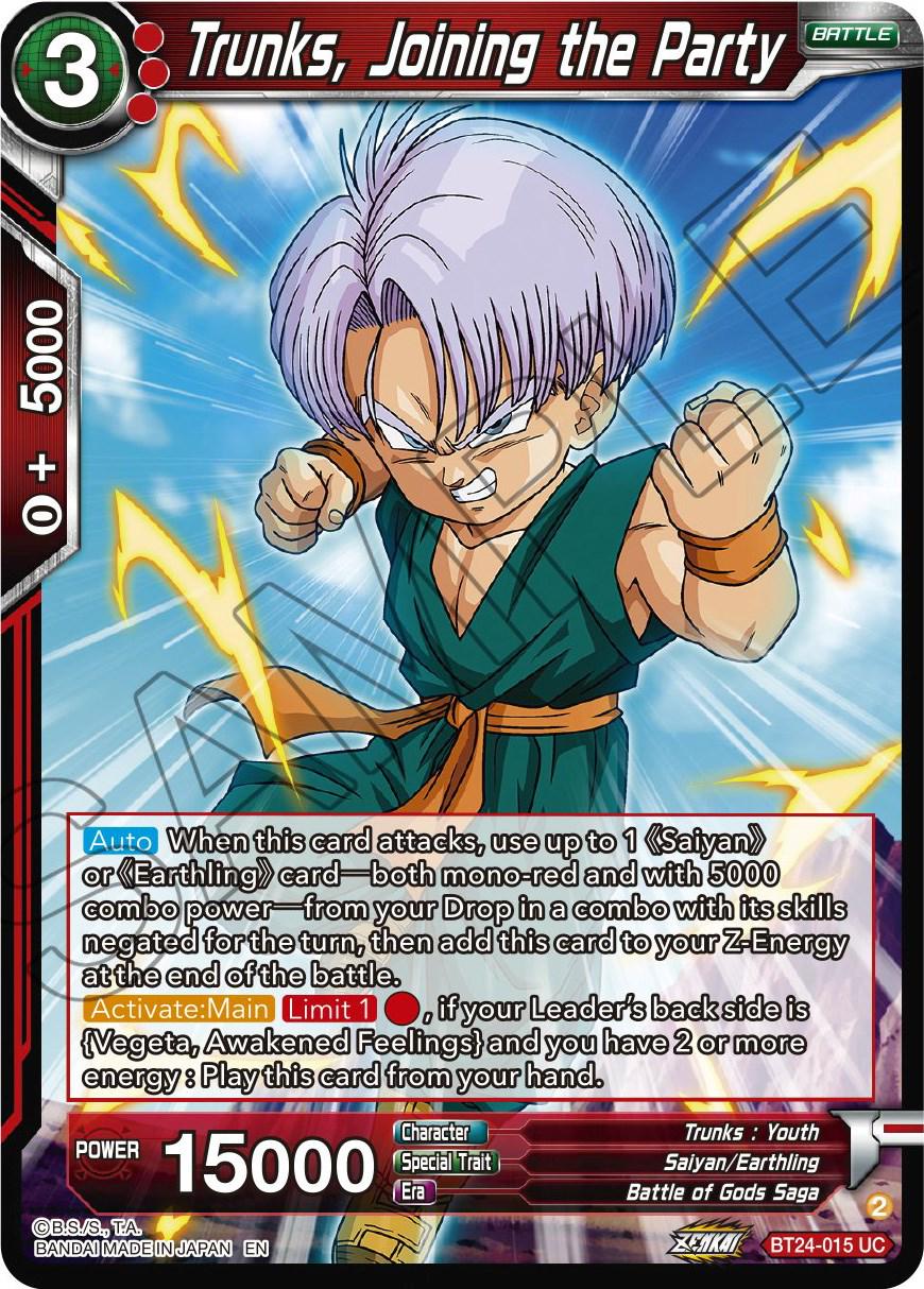 Trunks, Joining the Party BT24-015