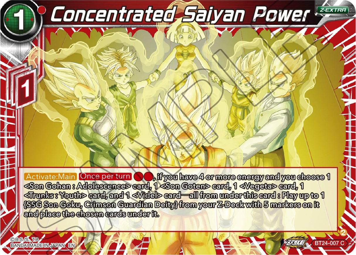 Concentrated Saiyan Power BT24-007