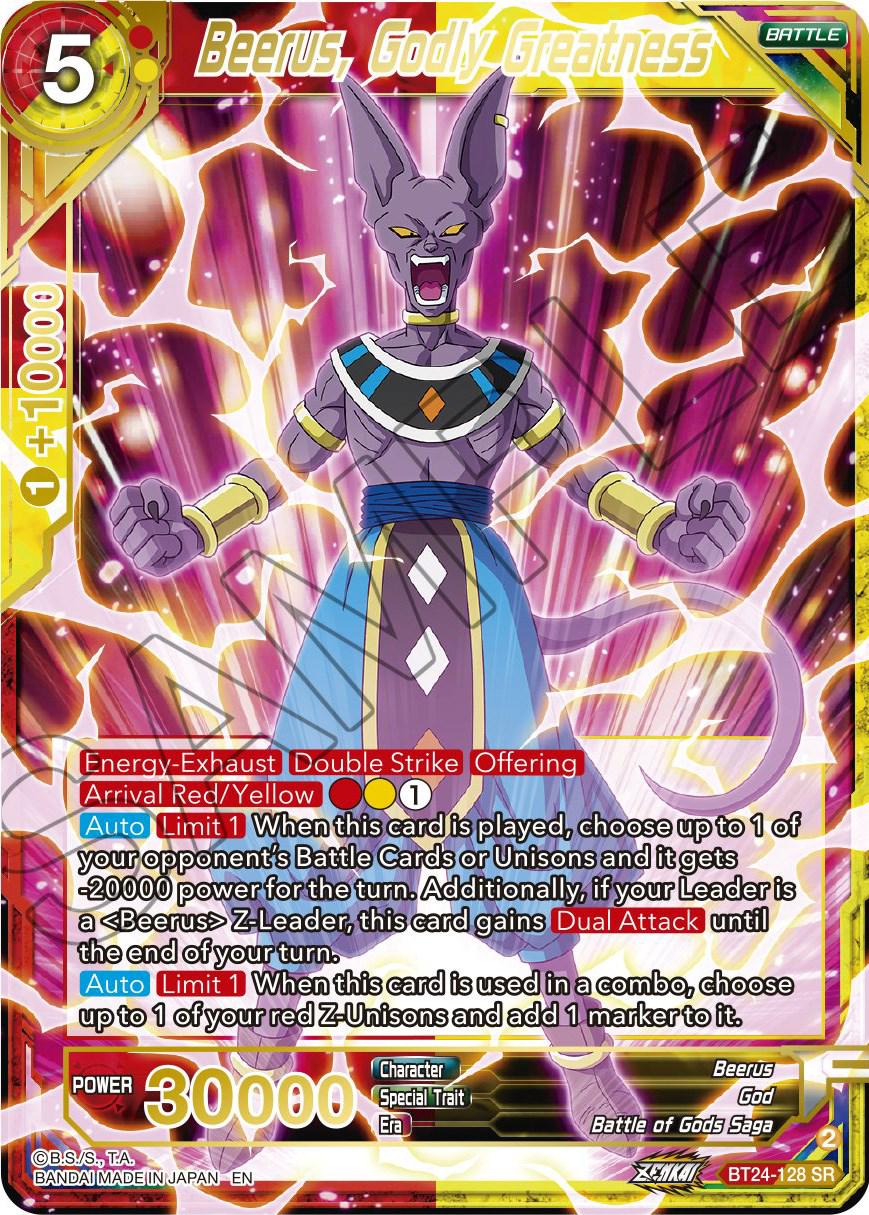 Beerus, Godly Greatness BT24-128