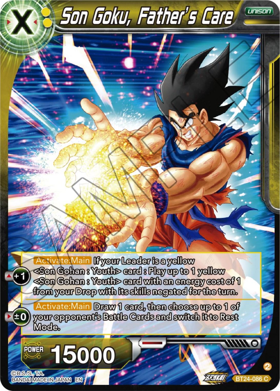 Son Goku, Father's Care BT24-086