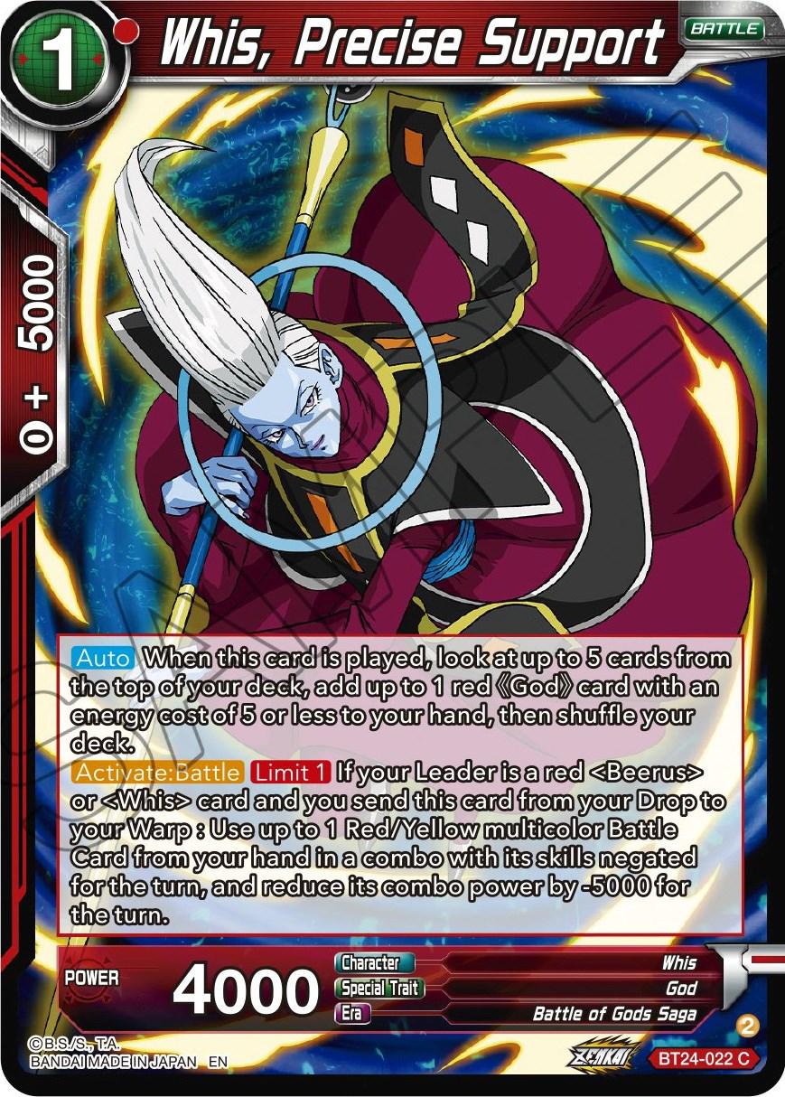 Whis, Precise Support BT24-022