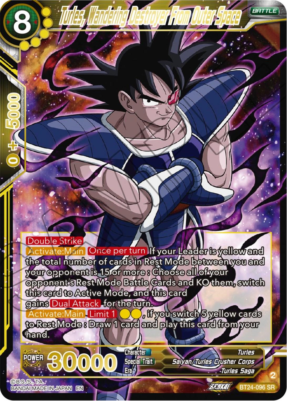 Turles, Wandering Destroyer From Outer Space BT24-096