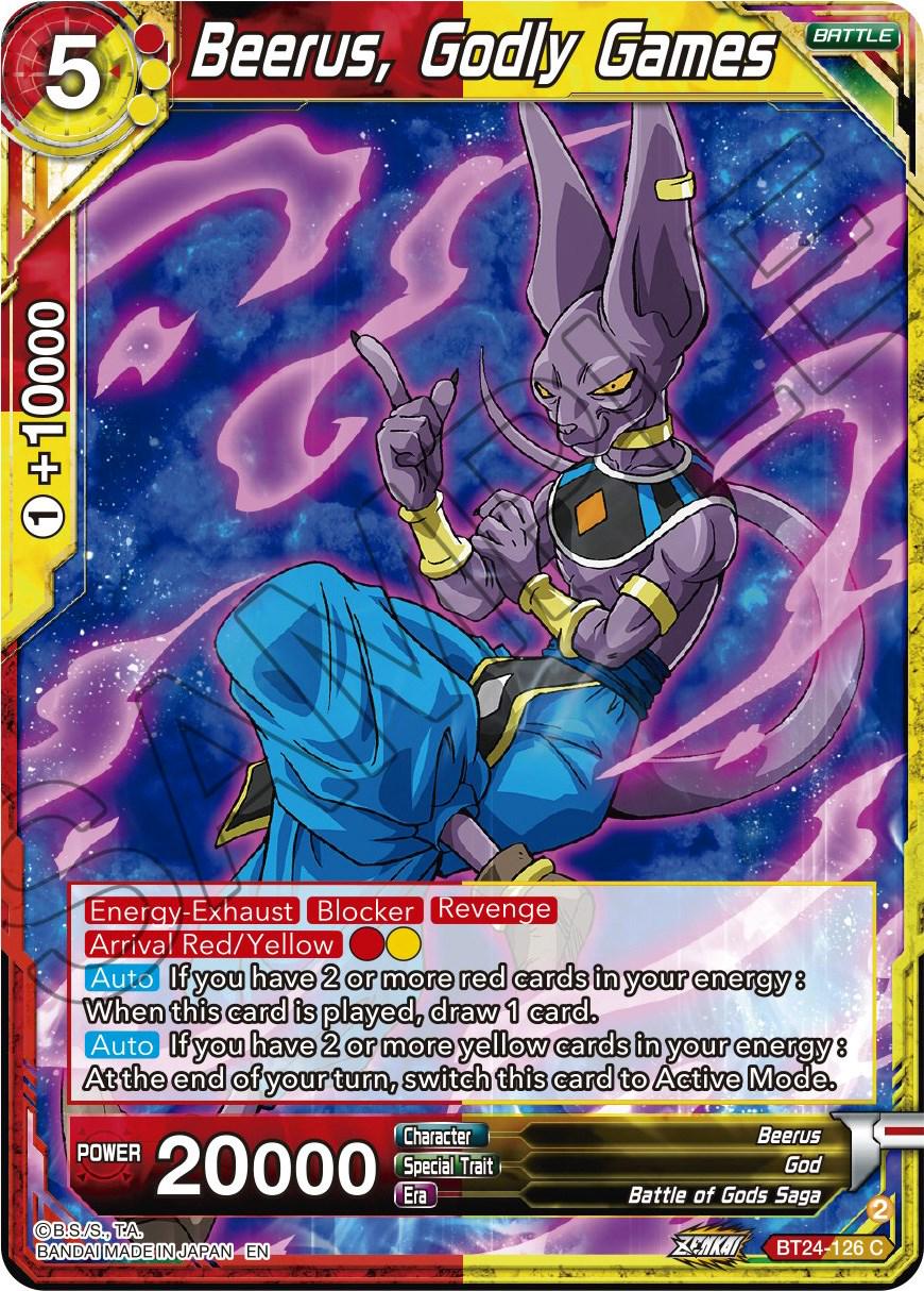 Beerus, Godly Games BT24-126