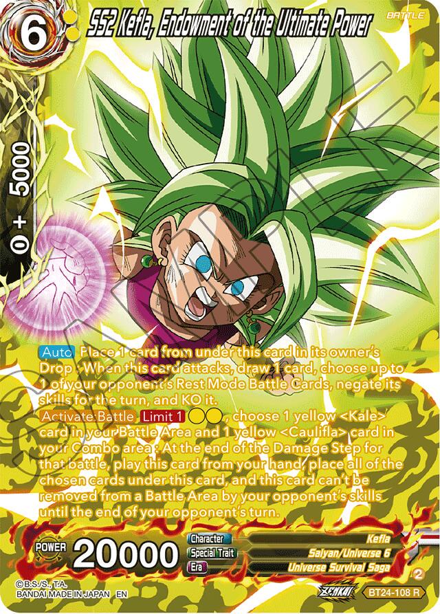 SS2 Kefla, Endowment of the Ultimate Power [Silver Foil] BT24-108