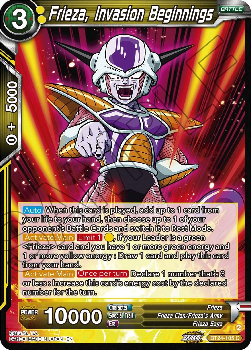Frieza, Invasion Beginnings BT24-105