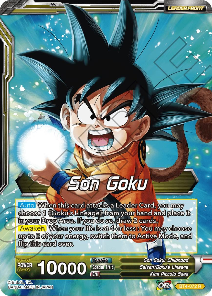 Son Goku // Legacy Bearer Son Goku BT4-072
