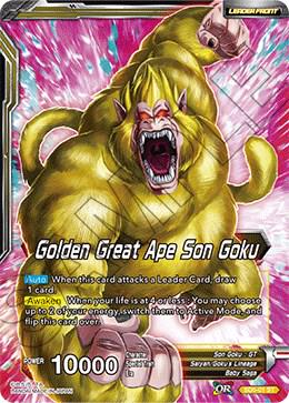 Golden Great Ape Son Goku // Long Odds SS4 Son Goku SD5-01