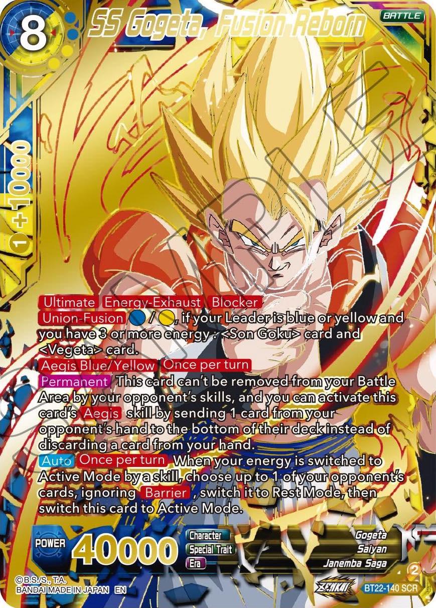 SS Gogeta, Fusion Reborn BT22-140