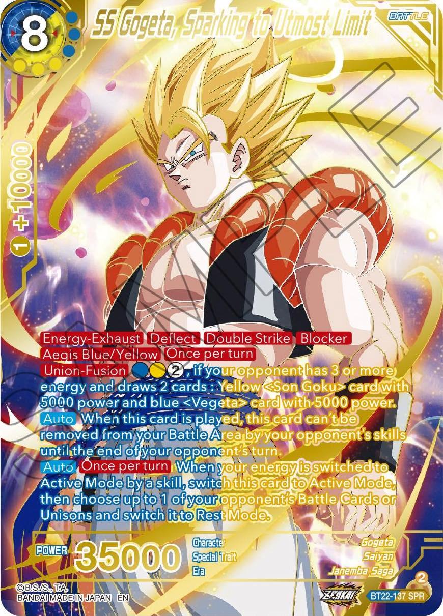 SS Gogeta, Sparking to Utmost Limit [SPR] BT22-137