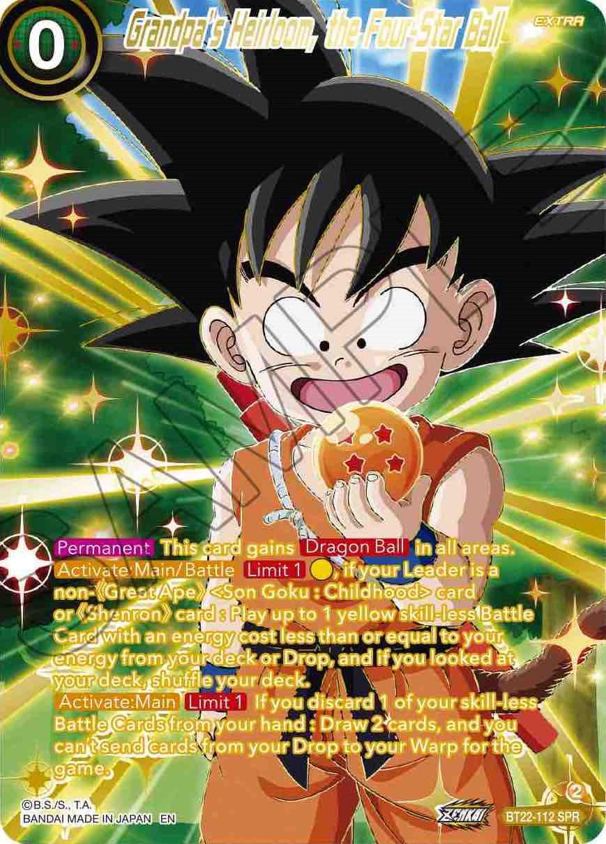 Grandpa's Heirloom, the Four Star Ball [SPR] BT22-112