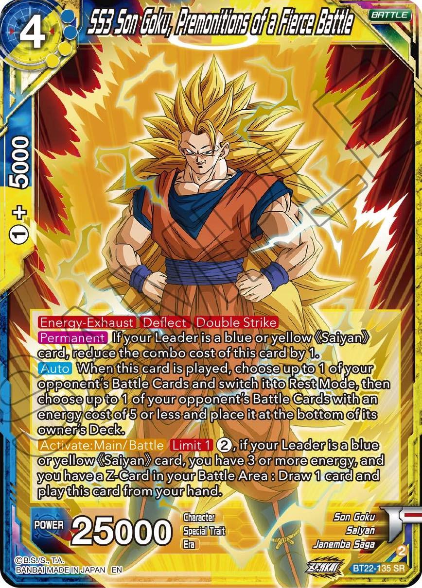 SS3 Son Goku, Premonitions of a Fierce Battle BT22-135