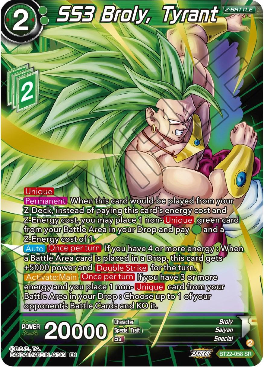 SS3 Broly, Tyrant BT22-058