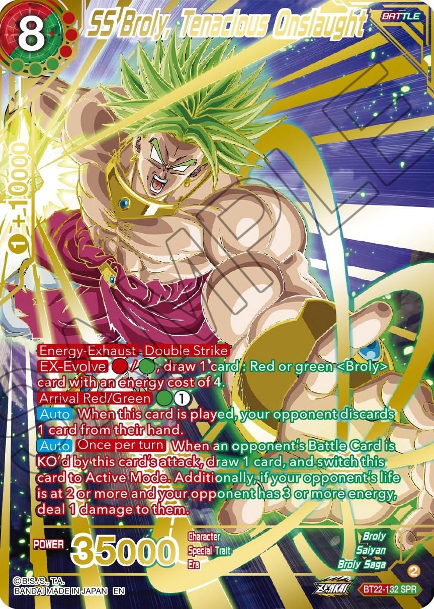 SS Broly, Tenacious Onslaught [SPR] BT22-132