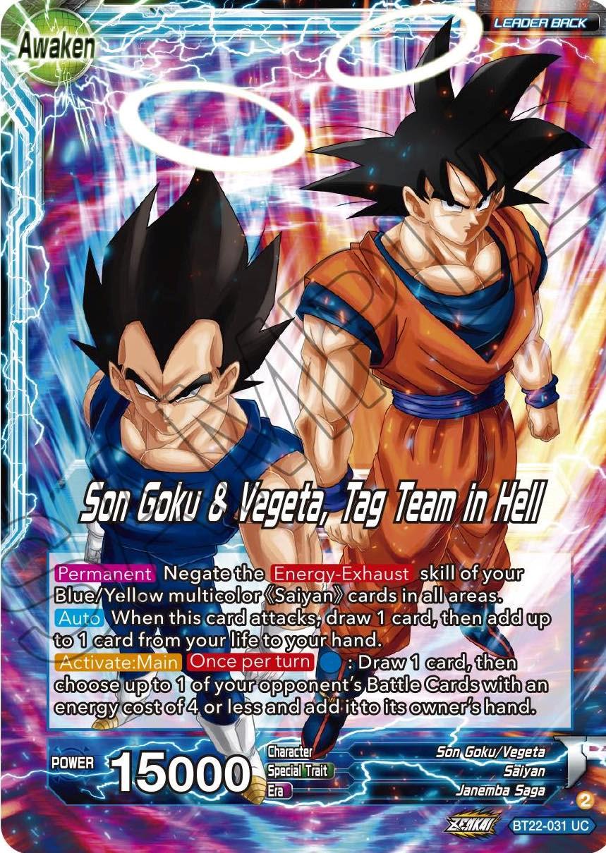 Son Goku // Son Goku & Vegeta, Tag Team in Hell BT22-031