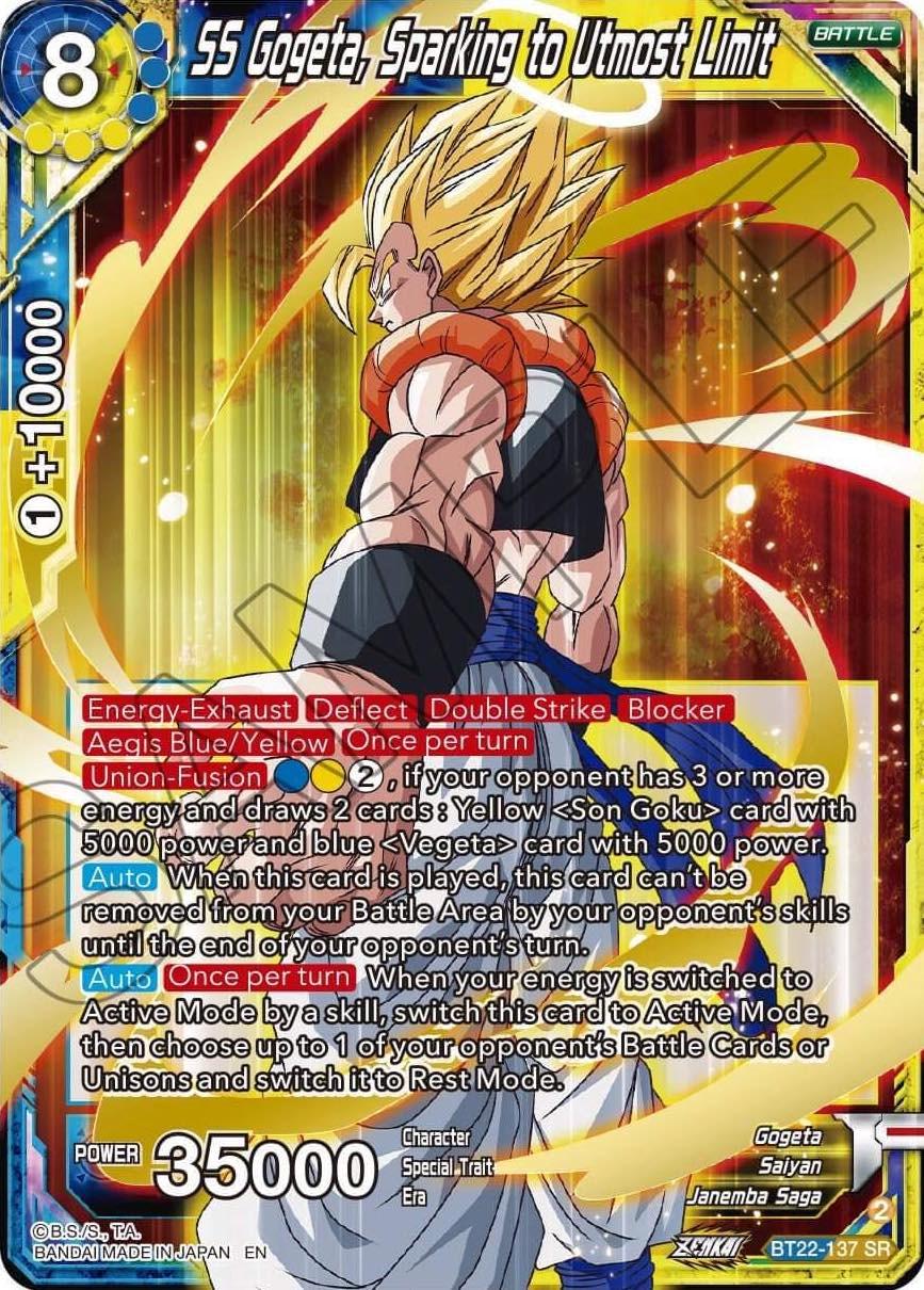 SS Gogeta, Sparking to Utmost Limit BT22-137