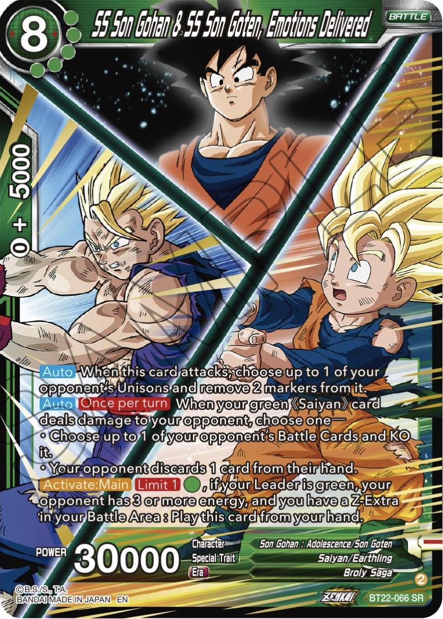 SS Son Gohan & SS Son Goten, Emotions Delivered BT22-066
