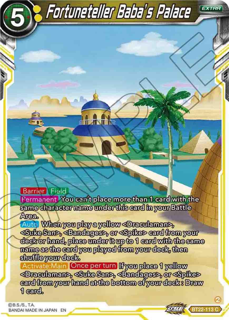 Fortuneteller Baba's Palace BT22-113