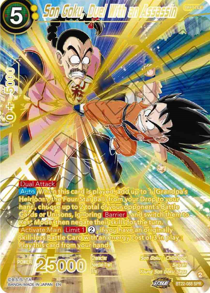 Son Goku, Duel With Assassin [SPR] BT22-088