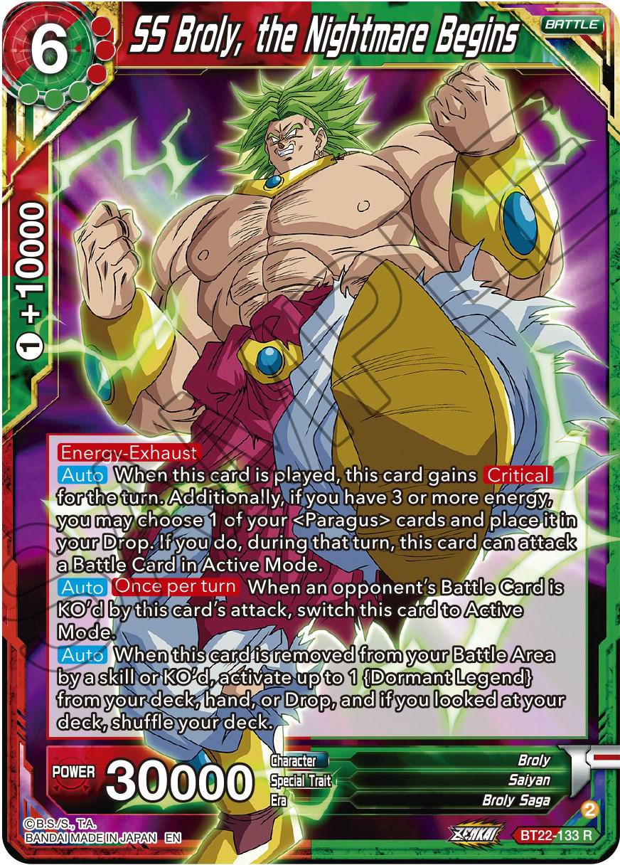 SS Broly, the Nightmare Begins BT22-133