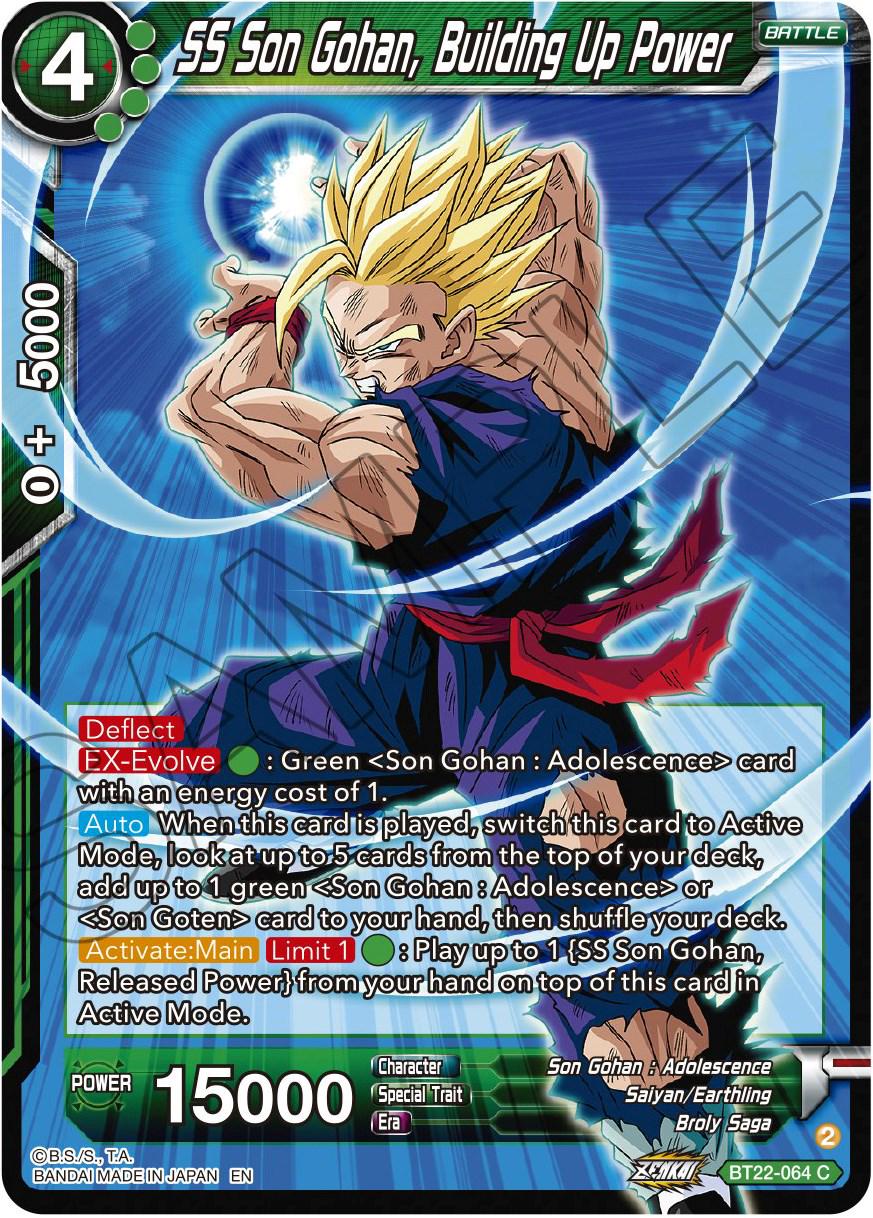 SS Son Gohan, Building Up Power BT22-064