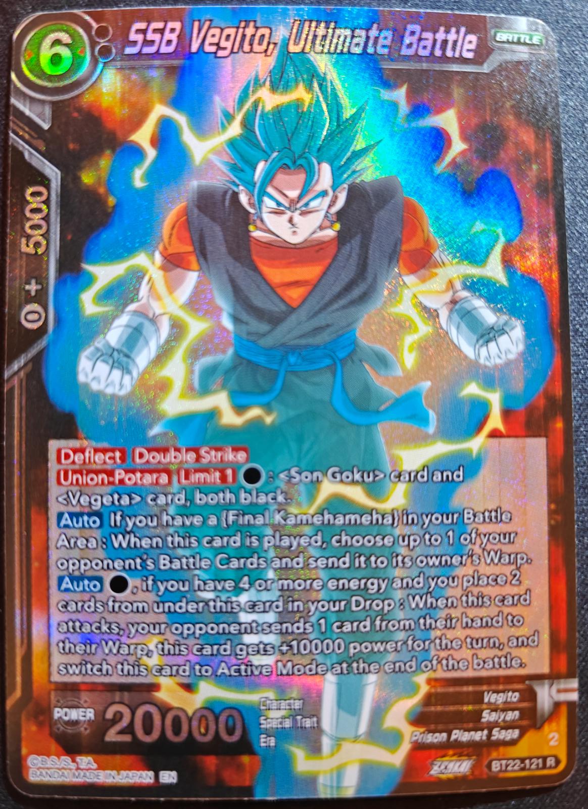 SSB Vegito, Ultimate Battle [Foil] BT22-121