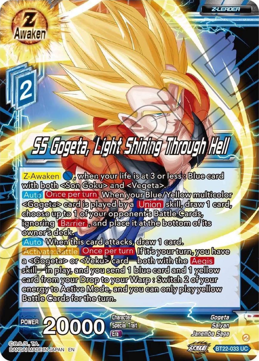 SS Gogeta, Light Shining Through Hell BT22-033