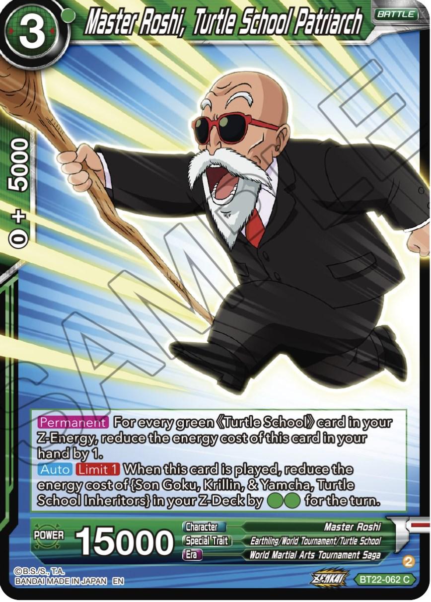 Master Roshi, Turtle school Patriarch BT22-062