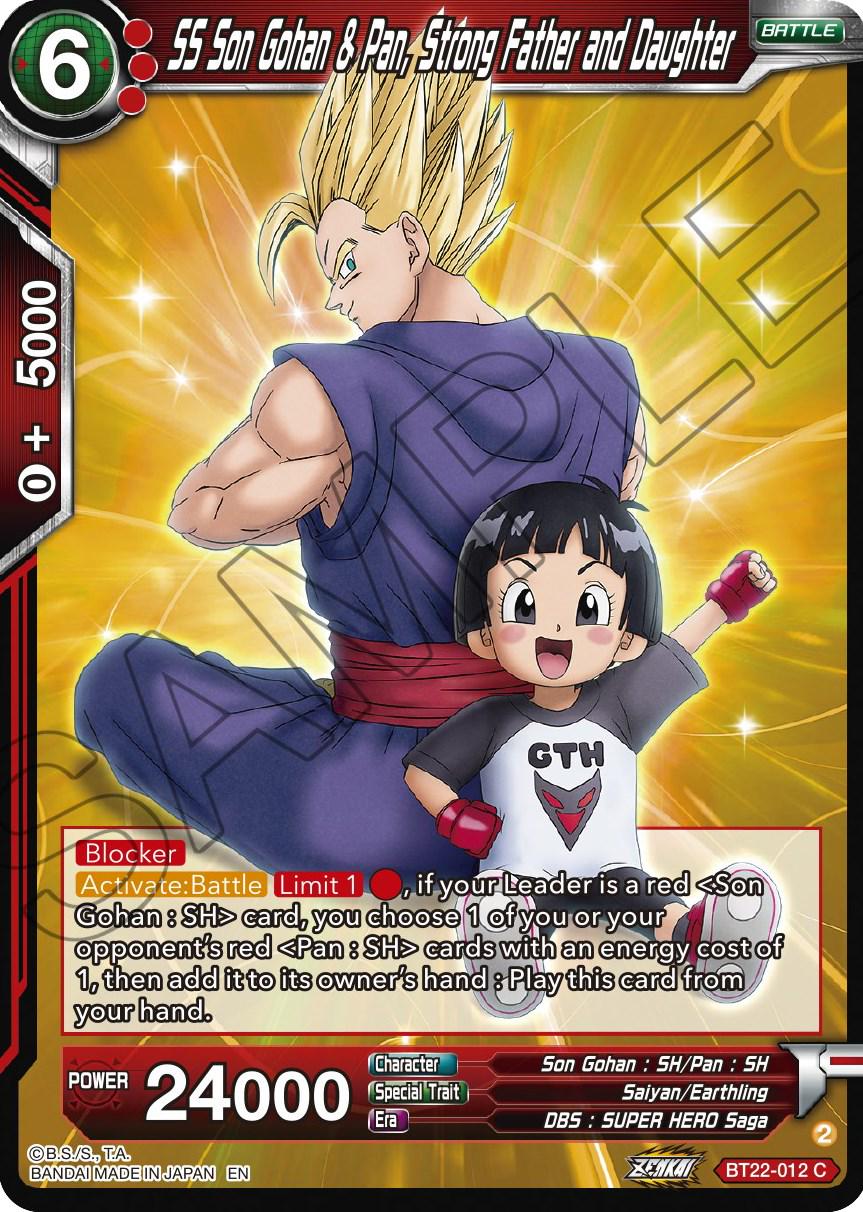SS Son Gohan & Pan, Strong Father and Daughter BT22-012