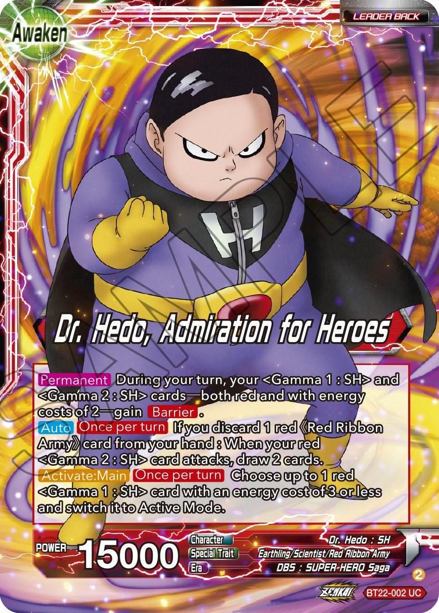 Dr. Hedo // Dr Hedo, Admiration for Heroes BT22-002