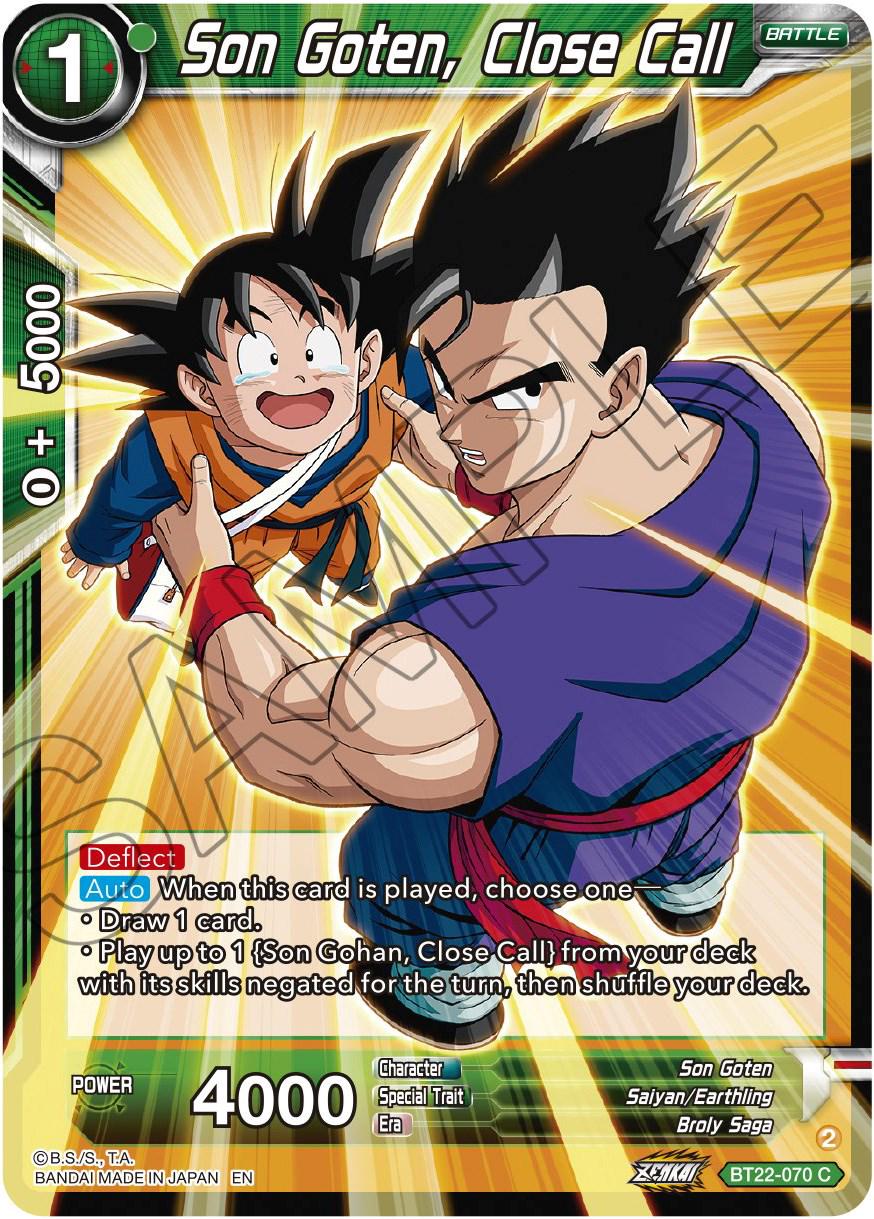 Son Goten, Close Call BT22-070
