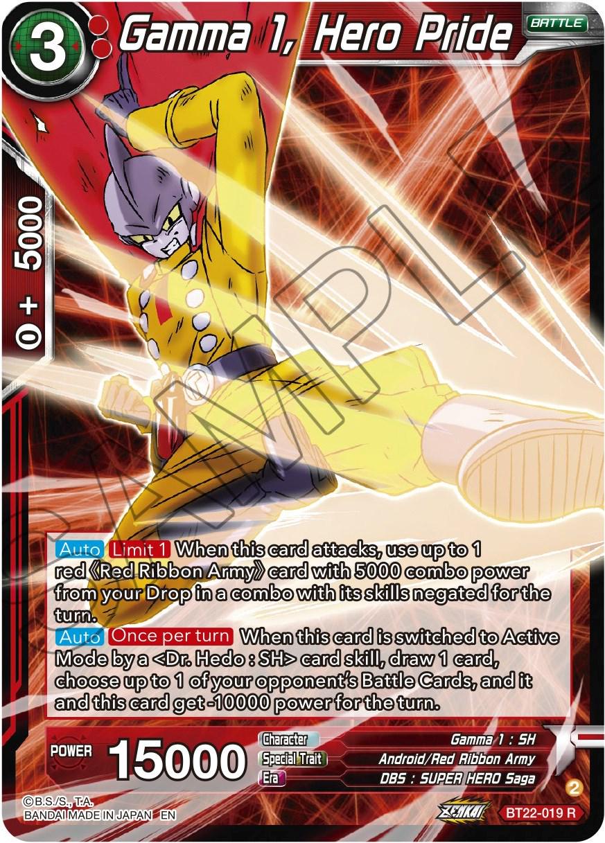 Gamma 1, Hero Pride BT22-019