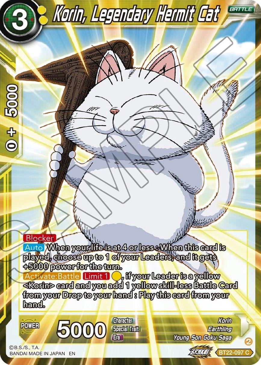 Korin, Legendary Hermit Cat BT22-097