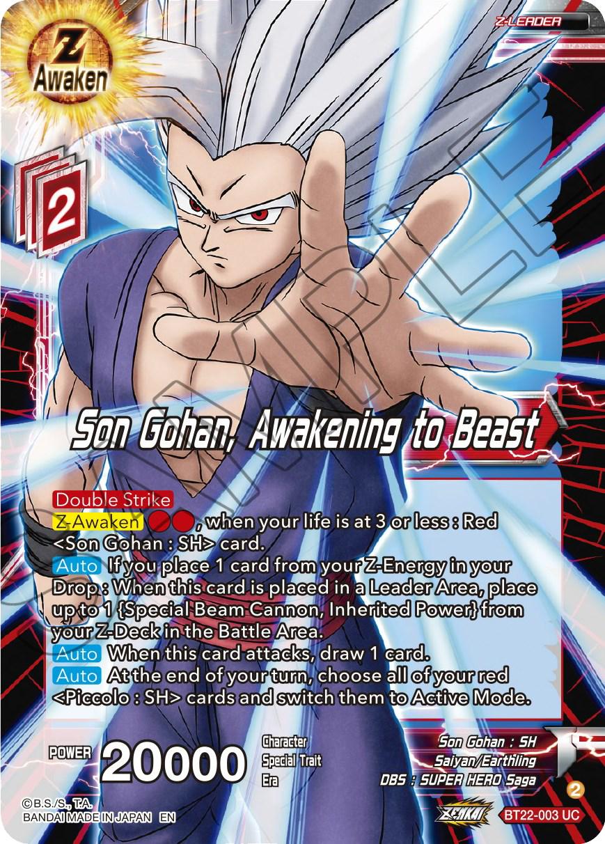 Son Gohan, Awakening to Beast BT22-003