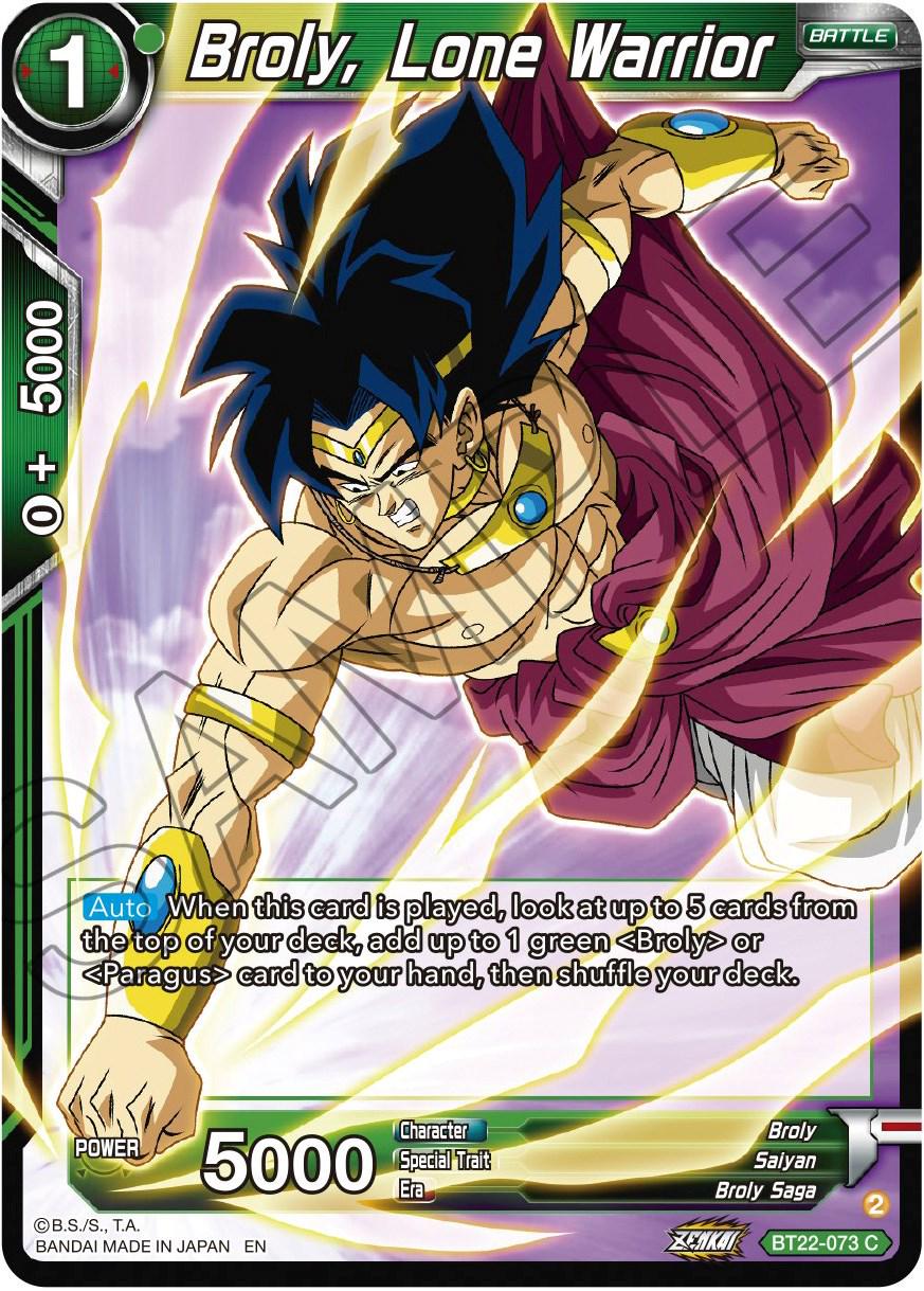 Broly, Lone Warrior BT22-073