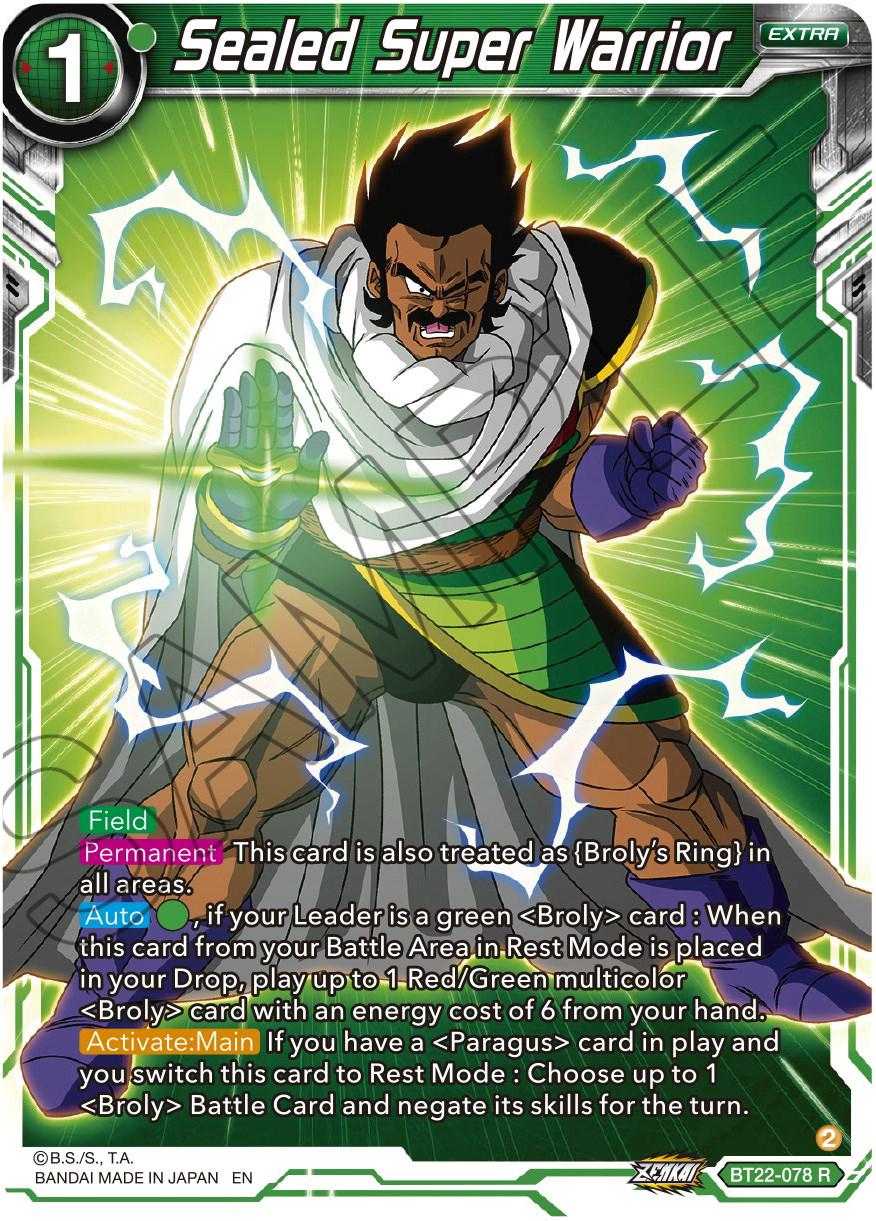 Sealed Super Warrior BT22-078