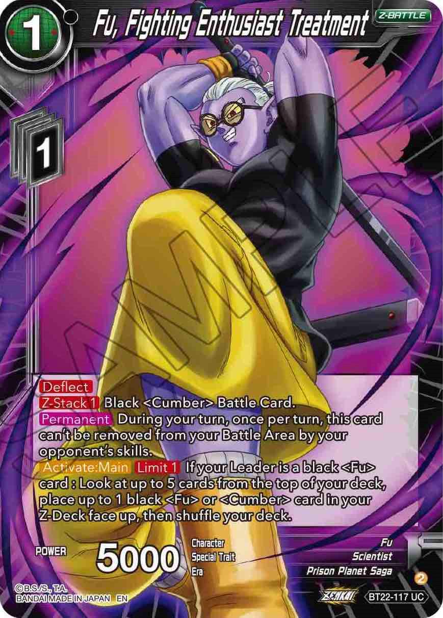 Fu, Fighting Enthusiast Treatment BT22-117
