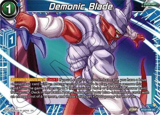 Demonic Blade BT22-036