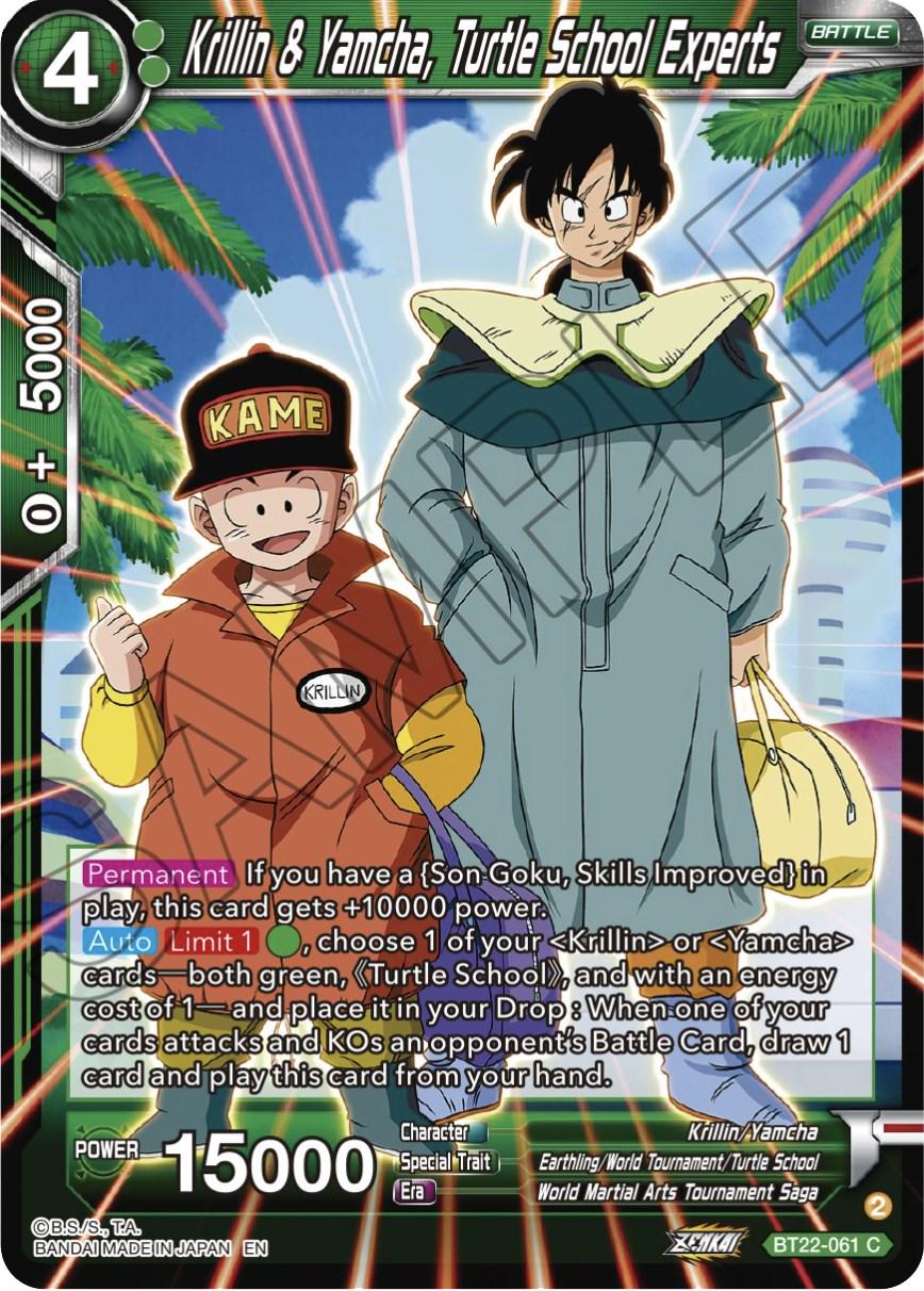 Krillin & Yamcha, Turtle School Experts BT22-061