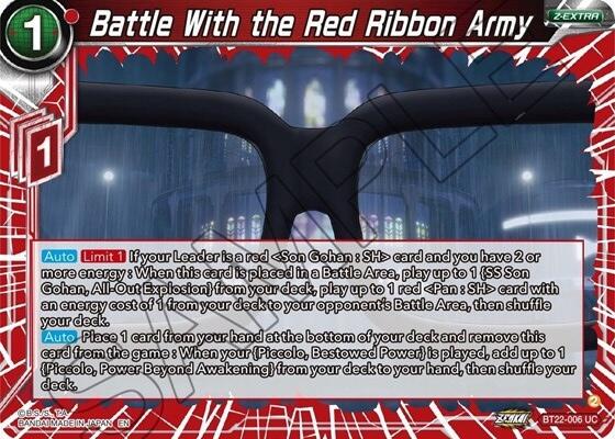 Battle With the Red Ribbon Army BT22-006