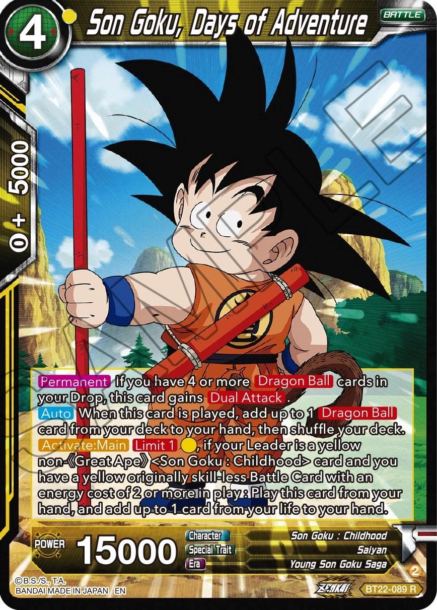 Son Goku, Days of Adventure BT22-089