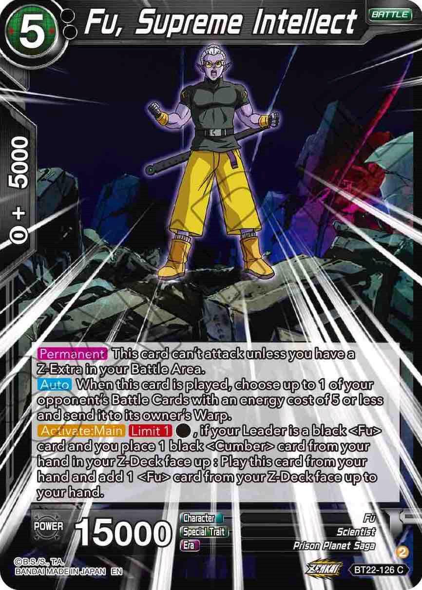 Fu, Supreme Intellect BT22-126